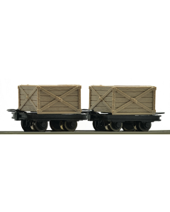 H0e Set Open bakwagens, 2-delig Roco 34603