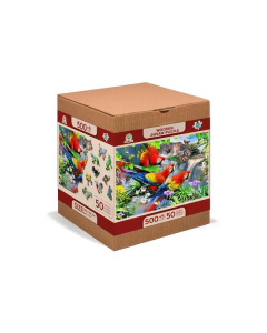 Houten legpuzzel - Parrot Island, 505 stukjes Wooden City NB5050007L
