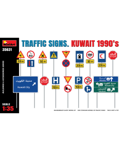 1/35 Traffic Signs Kuwait 1990's MiniArt 35631
