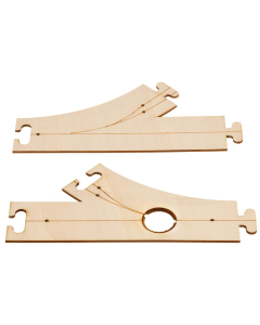 H0 Car System: Laser-Street Splitsing en invoeging 45° Faller 161940