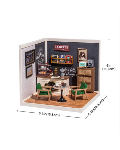 Robotime Rolife Breezy Time Cafe Robotime DW001