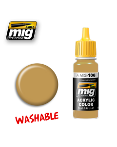 Washable sand RAL 8020 17ml AMMO by Mig 0106