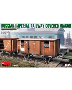 1/35 Russian Imperial Railway Covered Wagon MiniArt 39002