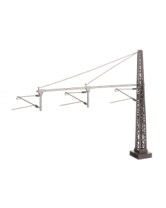 N Mast met buisuitlegger 1-3 rails (bouwpakket), per stuk Sommerfeldt 431