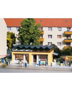 H0 Winkel, supermarkt / Kaufhalle Auhagen 11406