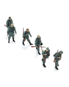 1/72 WM Infanterie marcheert (6x) (ready made) Artitec 5720003