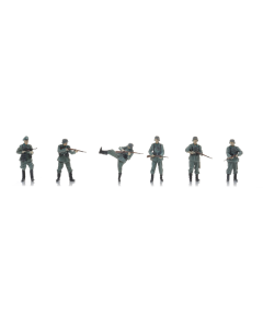 1/72 WM Infanterie trapt deur in (6x) (ready made) Artitec 5720004
