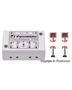 N Andreaskruizen met knippe elektronica 2 stuks Viessmann 5801