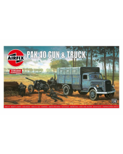 1/76 PAK 40 Gun & Truck Airfix 02315V