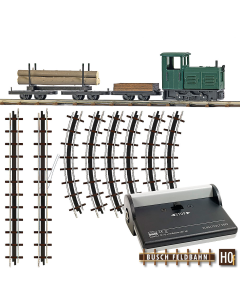 H0f Startset "houttransport" (veldspoor) Busch 12003