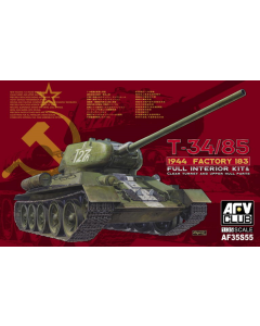 1/35 T-34/85 1944 Factory 183 (limited) w/Transparent turret AFV-Club 35S55