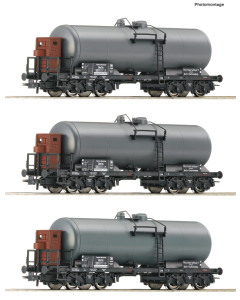 H0 DRG Set Ketelwagens, 3-delig Roco 6600062