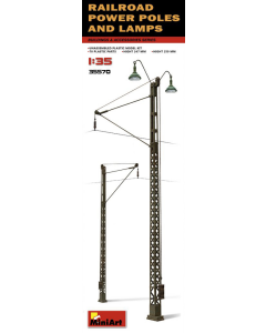 1/35 Railroad power poles & lamps MiniArt 35570