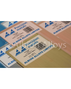 Aluminium Plaat 0.5mm x 100mm x 250mm, 2 stuks Albion Alloys SM5M