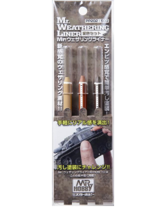 Mr. Weathering Liner Mud Color Set PP-202 Mr. Hobby PP202
