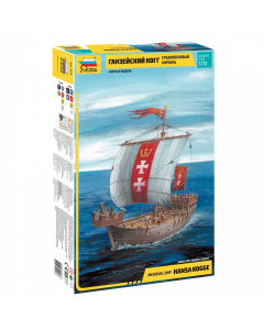 1/72 Hansa Cog, Crusaders Ship Zvezda 9018