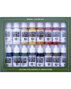 Napoleonic French & British 1789-1815 Model Color Paint Set, 16 kleuren Vallejo 70149