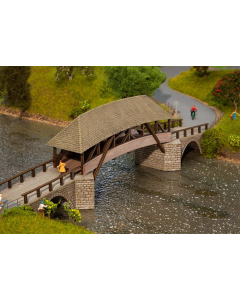 H0 Oude houten brug Faller 120494