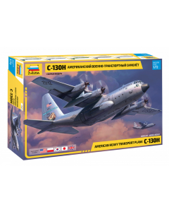 1/72 Lockheed C-130H Hercules met Belgische decals Zvezda 7321BE