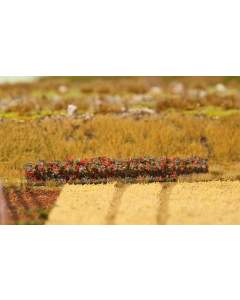 H0/N PREMIUM heggen Herfstloof, 4 stuks  100x15x12mm Faller 181235