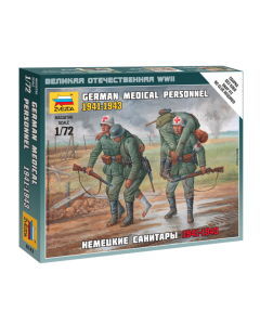 1/72 German Medical Personnel (1941-1943), snap fit "Art of Tactic" Zvezda 6143