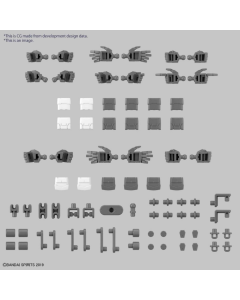 30MM Option Parts Set 12 ( Hand Parts / Multi Joint ) BANDAI 65115