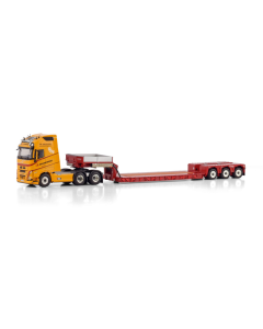 1/50 Volvo FH5 Glob. 6x2 'Kranringen'+ Low Loader 3-asser WSI 014529