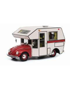 1/18 VW Kever Motorhome, rood Schuco 00112