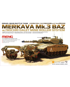 1/35 Israel Main Battle Tank  Merkava Mk.3 BAZ w/Nochri Dalet Mine Roller System Meng TS005
