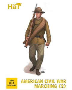 1/72 American Civil War Marching (2) HAT 8332