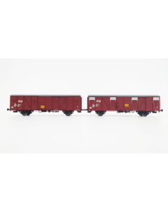 H0 NS Hbs Gbs 'Indesit', set van 2, 485-3/465-5 Ep. IVb ExactTrain 20186