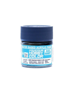 Aqueous Dark Seagrey Semi-Gloss 10ml (A/UK)    BS381 C/638 Mr. Hobby H331