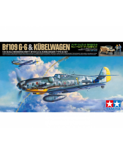 1/48 German Bf109 G-6 & Kübelwagen Type 82 Tamiya 25204