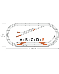 H0 GeoLine Railset E Roco 61104