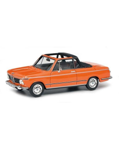 1/43 BMW 2002 Cabrio (Baur), oranje Schuco 09086