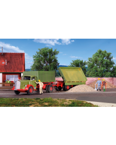 H0 MB 6600 kipper met aanhanger Kibri 14069
