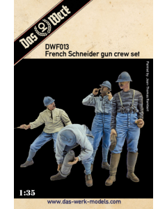 1/35 155mm French Schneider gun crew - Das Werk F013 Das Werk F013