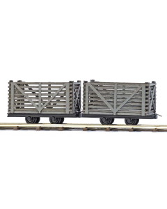 H0f Houten transportwagens, 2 stuks Busch 12214