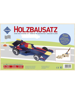 Houten Formule 1 Auto, 25-delig Pebaro 85011