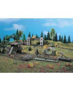 H0 Decoratieset avonturenspeeltuin Vollmer 43668