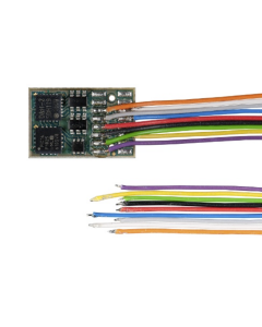 DH16A-3 DC Locdecoder Plux16 met bedrading NEM652 (1,5A) Doehler & Haass 16A3