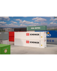 H0 40' Container DB, set van 2 Faller 182153