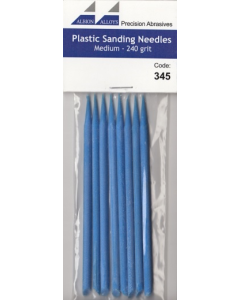 Sanding Needle Blue Medium, Grit 240 - 8 stuks Albion Alloys CODE345