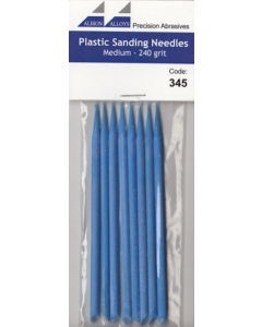 Sanding Needle Blue Medium, Grit 240 - 8 stuks Albion Alloys CODE345