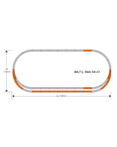 H0 GeoLine Railset C1 Roco 61152