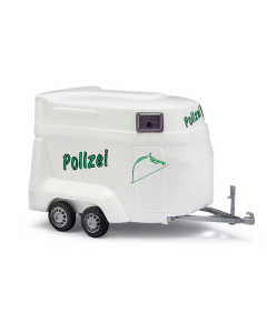 H0 Paardentrailer, 'Polizei' Busch 44925
