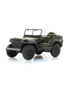H0 US Willys jeep, kant en klaar Artitec 6870579