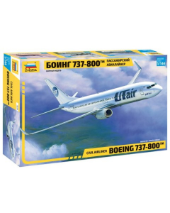 1/144 Boeing 737-800 Civil Airliner Zvezda 7019