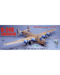 1/28 B-24D Liberator (122cm), Laser Cut Balsa Kit Guillows 2003