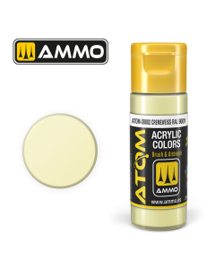 ATOM ACRYLIC COLOR CREMEWEISS RAL 9001 20 ML AMMO by Mig 20002